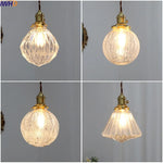 Modern LED Glass Copper Pendant Lamp | Nordic Style Hanging Light Fixtures