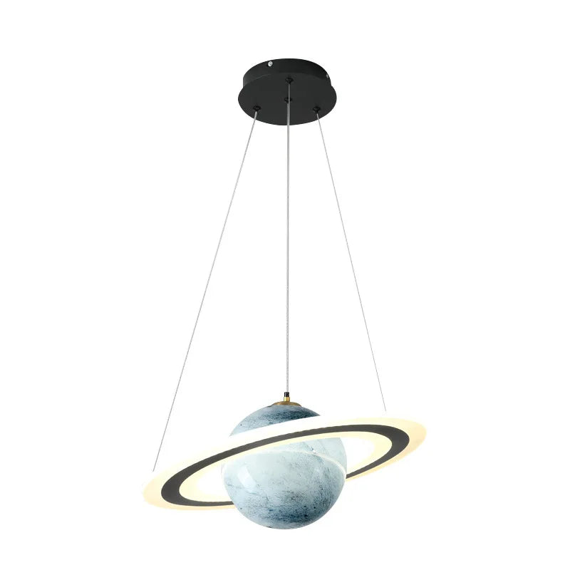 Planet Chandelier Kids Room Pendant Light | Living Bedroom Kitchen Hanging Lamp