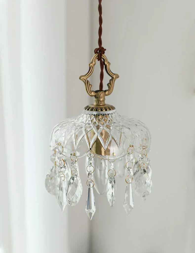 Medieval Crystal Wall Lamp Luxury Glass Ceiling Lights