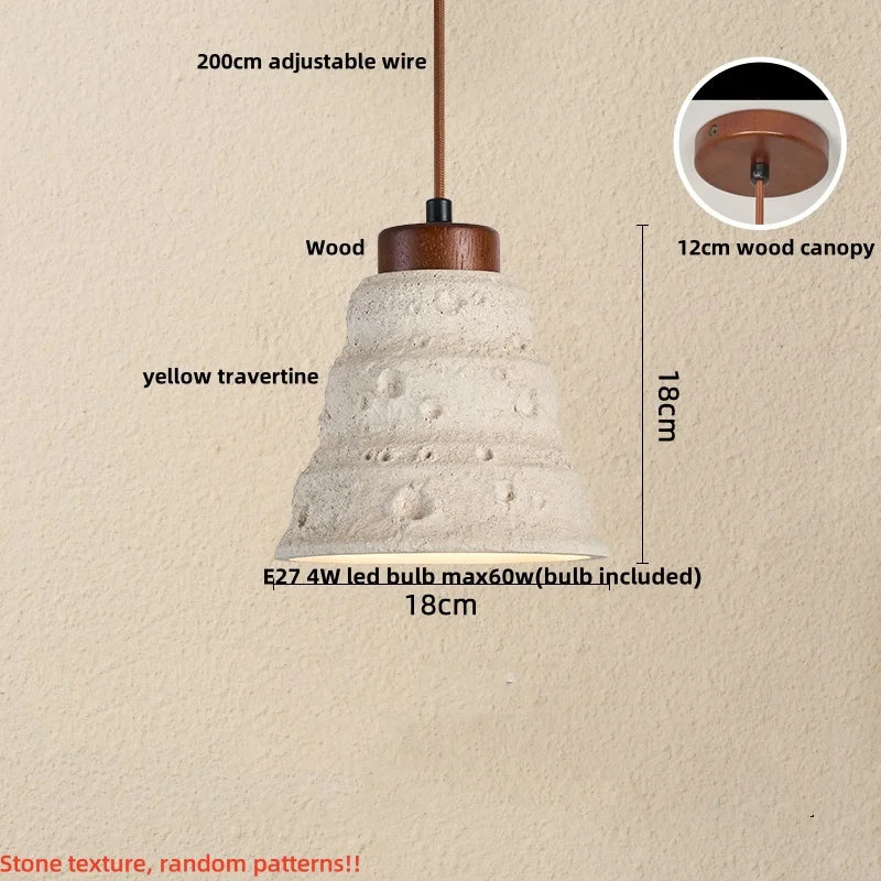 Afralia™ Micro Cement LED Pendant Lights for Dining and Living Room Decor