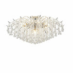 Chrome LED Ceiling Lights E14 Chandelier for Living Room Home Decor