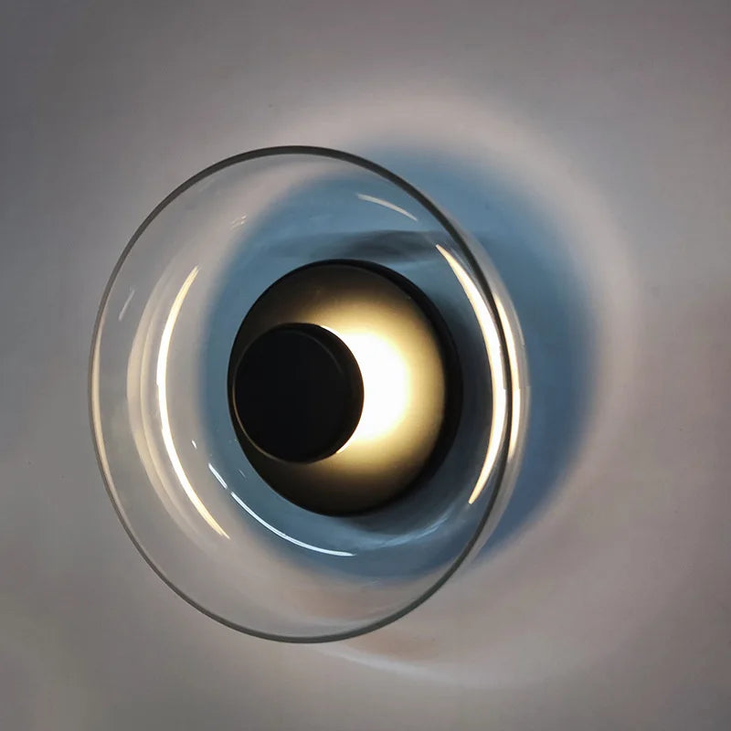 Nordic Glass Wall Lamp LED Sconce Light for Living & Bedroom