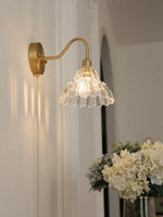 Brass Glass Pendant Light - Luxury Minimalist LED Nordic Flower Restaurant Lamp