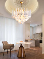Art Deco Marble Home Chandelier Lighting Dimmable LED 2025