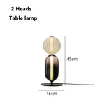 Glass Floor Lamp LED Table Light - Italian Design High Quality