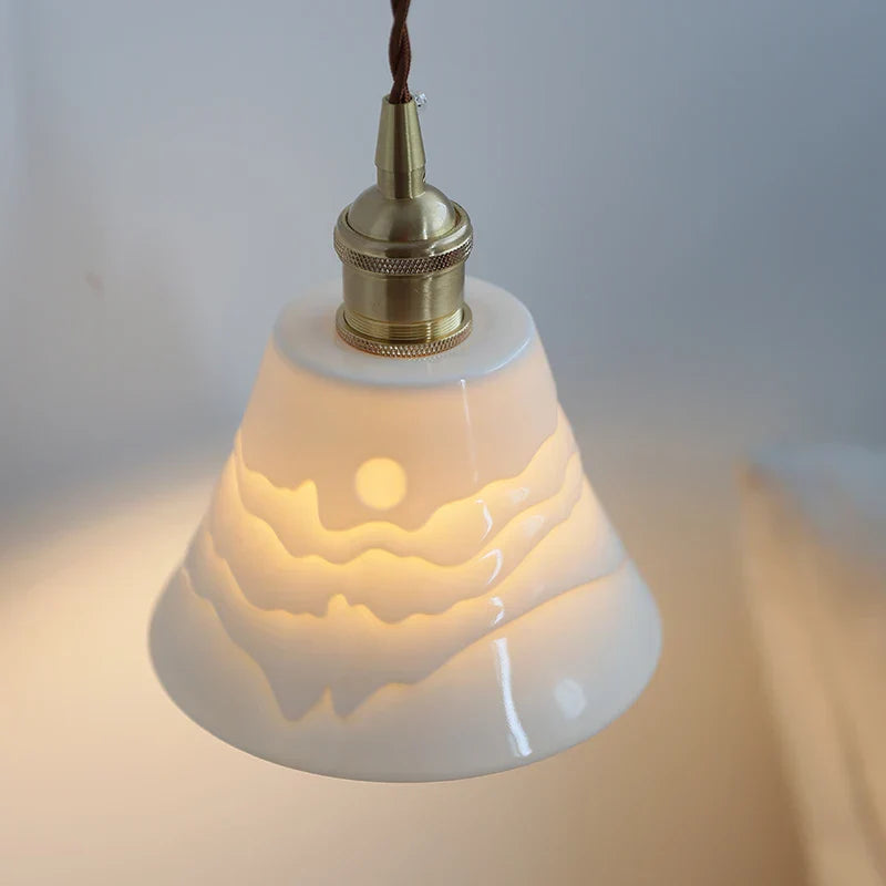 Afralia™ Copper Arm Vintage LED Wall Lamp 70CM Adjustable Wire Living Room Bedroom Light