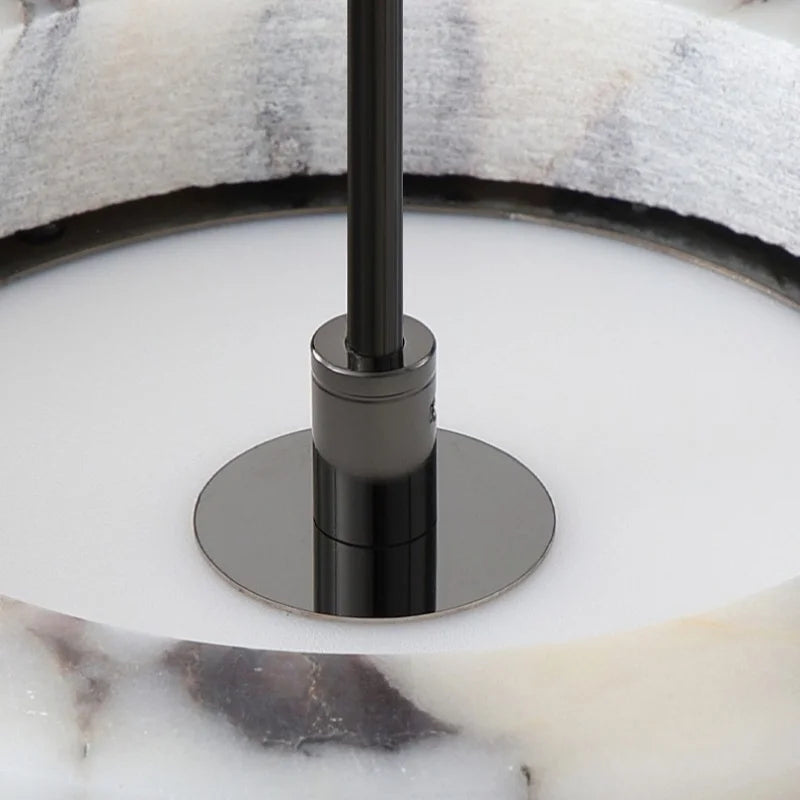 Afralia™ Vintage LED Pendant Lamp Bulgari Stone Luxury Hanging Light Fixtures