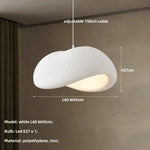 Nordic Loft LED Pendant Lights White Chandelier for Dining Room Decor Luminarias