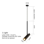 Minimalist LED Pendant Chandelier for Bedroom Living Room Dining Room Lighting