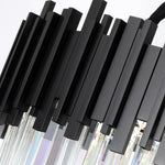 Gio Crystal Dining Room Chandelier, Black