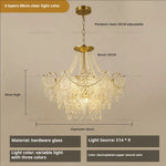 Crystal Chandelier Light: French Modern Luxury for Living Room, Dining Room, Bedroom