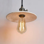 Yellow Travertine Stone Pendant Lights LED Modern Hanging Lamp - Nordic Design