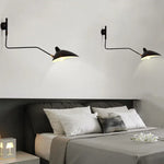 Long Arm LED Wall Sconce Lamp with Adjustable Angle for Living Room and Bedroom