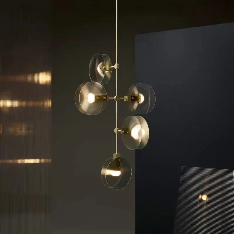 Nordic Acrylic Ceiling Chandelier for Living Room Dining Kitchen Bedroom Lighting