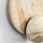 Yellow Travertine LED Wall Lights for Nordic Modern Home Decor