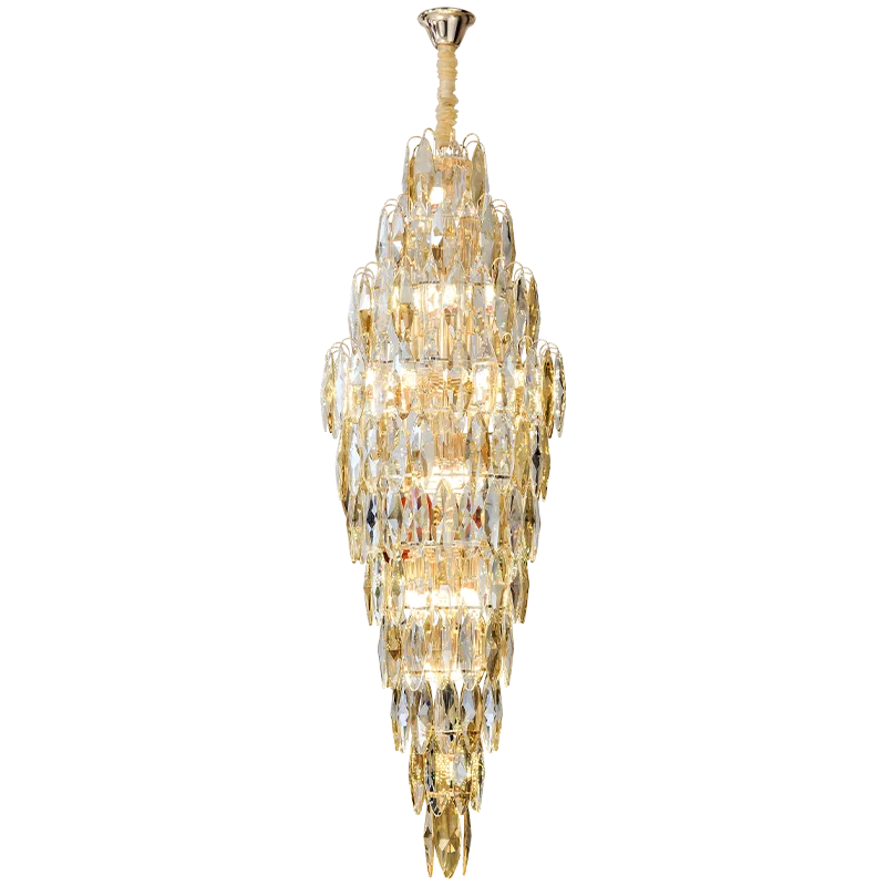 European Duplex Crystal Chandelier for Elegant Luxury Living