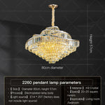 Crystal Chandelier LED Lighting for Luxury Living Room, Bedroom, Dining Room