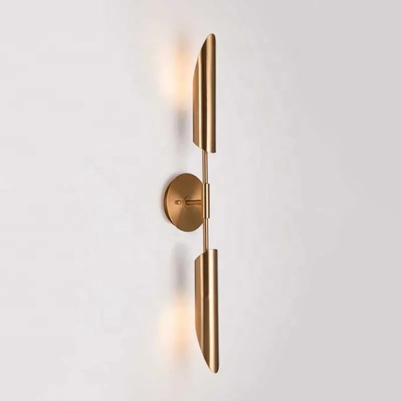 Golden Luxury Wall Light for Elegant American Style Interior