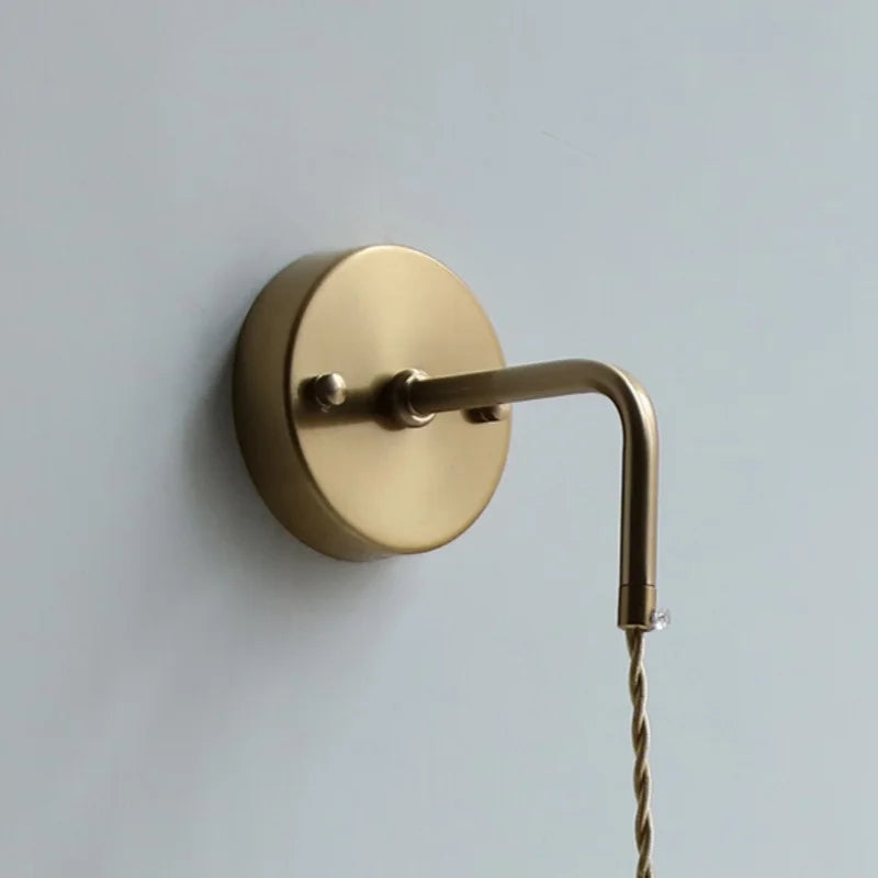 Moon ABS LED Wall Light Fixture, Adjustable Nordic Modern Bedside Lamp