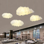 Cloud Cotton Pendant Light Chandelier for Living Dining Room
