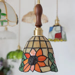 Tiffany Glass LED Pendant Light Fixture for Home Decor and Hotel Dining