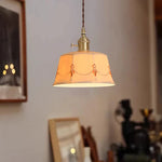Ceramic LED Pendant Lights: Japanese Style for Living Room, Bedroom, Dining Room