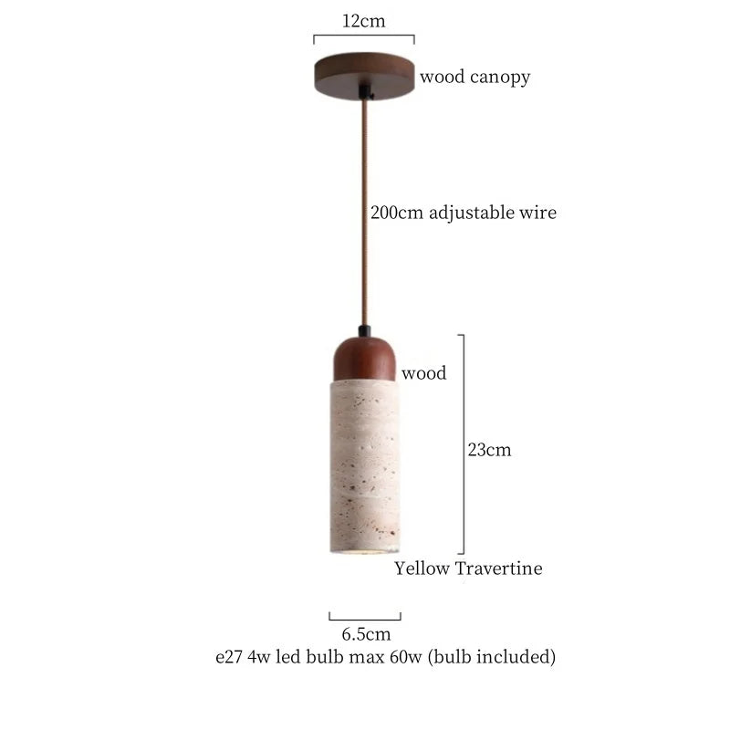 Wabi Sabi LED Pendant Lights Fixture for Home Decor