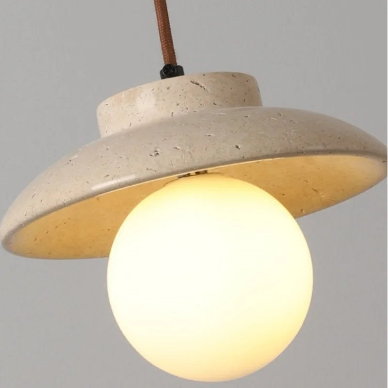 Afralia™ White Glass Ball LED Pendant Light for Kitchen Dining Room Decor