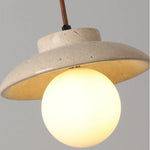 Afralia™ White Glass Ball LED Pendant Light for Kitchen Dining Room Decor