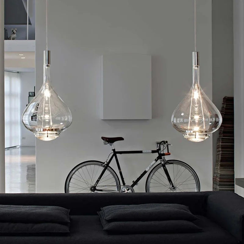 LED Glass Pendant Chandelier Ceiling Lamp - Italy Design
