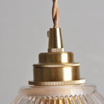 Afralia™ Nordic Glass Pendant Light Fixture Adjustable Hanging Lamp