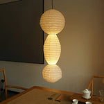 Akari Paper Pendant Lamp by - Noguchi Style Chandelier for Living Room & Bedroom