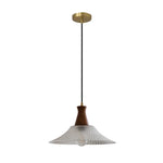 Vintage Glass LED Pendant Lights: Bedroom Living Room Hanging Lamp Lighting