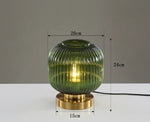 Nordic Glass Table Lamp - Study Bedroom Bedside Modern Living Room Decor
