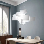 Acrylic Leaf Pendant Lamps: Modern Ceiling Hanging Light for Kitchen Island & Living Room