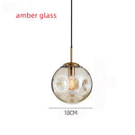 Modern Glass Pendant Chandelier Ceiling Lamp for Dining, LED Island Fixture