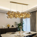 Scandinavia Leaf Chandelier Pendant Lamp Kitchen Living Room Decor Lighting