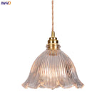 Clear Glass LED Pendant Light Fixture for Modern Home Decor