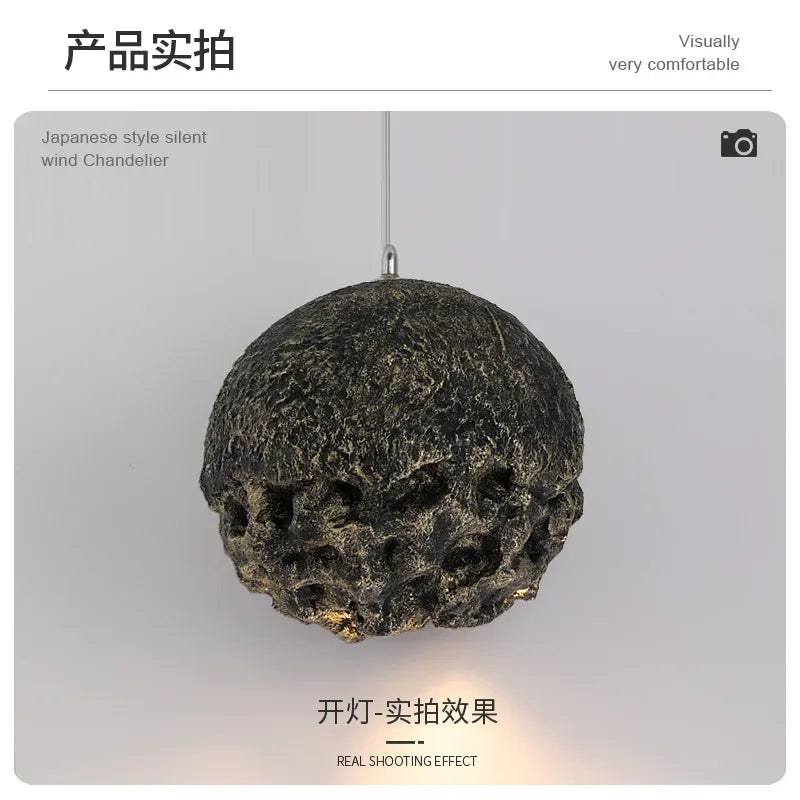 Minimalist Resin Pendant Light - Modern Nordic Design Chandelier for Restaurants and Bars