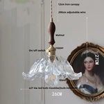 Yellow Glass Wire LED Pendant Light Modern Home Decor Nordic Hanging Lamp