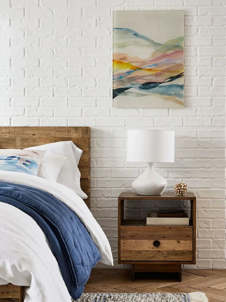 Minimalist Wabi-sabi Resin Table Lamp LED E27 for Living Room Bedside Bedroom