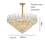 Brilliance Crystal Chandelier for Luxe Living & Dining Rooms.