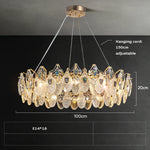 Peacock LED Chandelier Lighting for Living Room