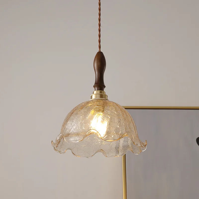 LED Glass Pendant Light Chandelier for Modern Living Dining Room