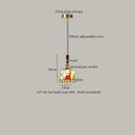 Afralia™ Tiffany Brass Glass LED Pendant Lights for Home and Cafe Decor