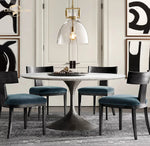 Glass Pendant Chandeliers Modern LED Hanging Lights for Living Room & Dining Room