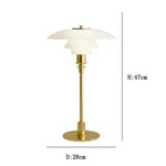 LED Glass Desk Lamp for Living Room Bedroom