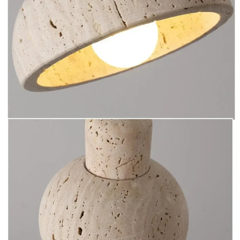 Cave Stone LED Pendant Lamp - Nordic Modern Hanging Light