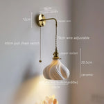 Nordic LED Ceramic Copper Wall Lamp Sconce for Bedroom Bathroom Mirror