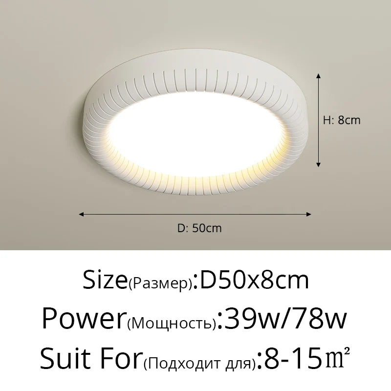 Nordic Flower LED Ceiling Light Cream Green White Round Bedroom Hotel Bathroom Afralia™